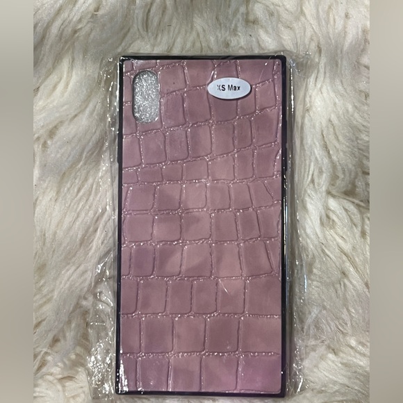 Other - Iphone Sx Genuine Cow Leather With Croc Pattern